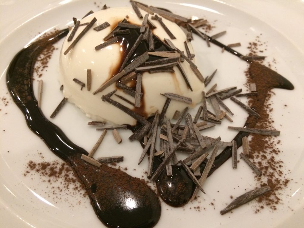 panna cotta al cioccolato