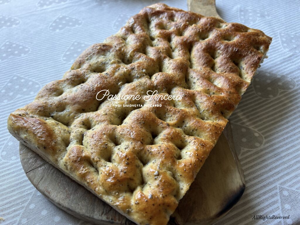 Focaccia con la salvia