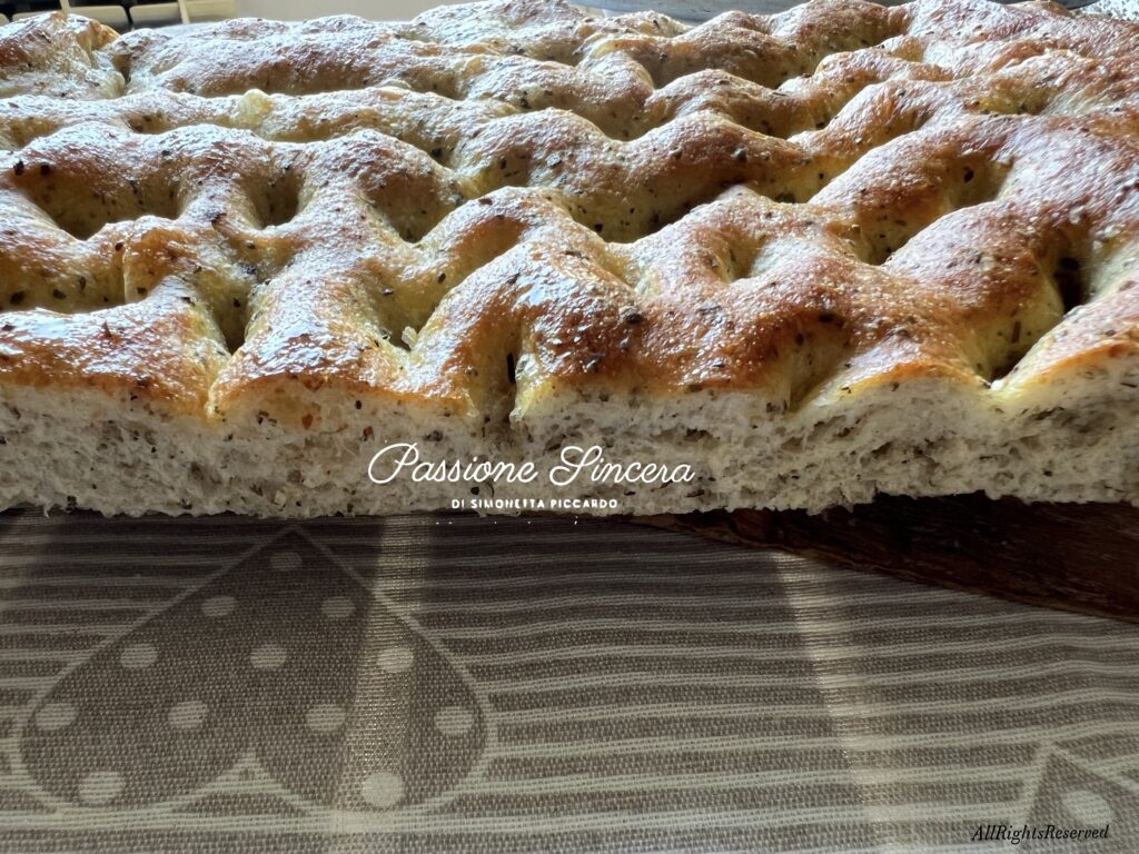 Focaccia con la salvia