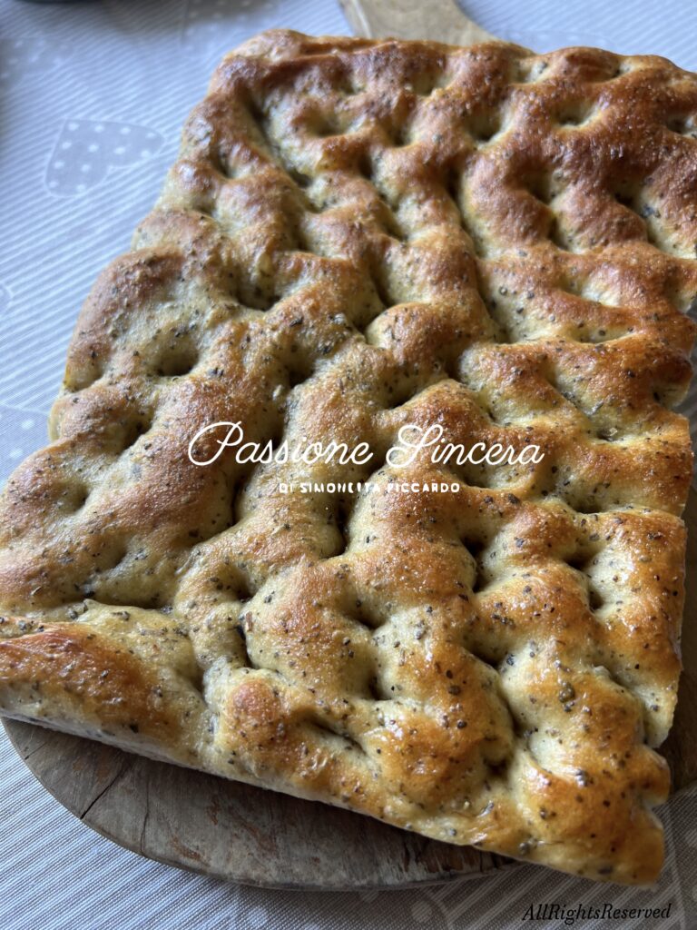 Focaccia con la salvia