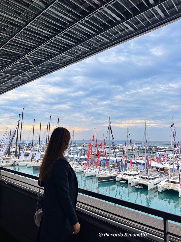 Vista sulle imbarcazioni del Salone Nautico Genova 2026 durante la giornata inaugurale